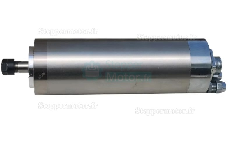 Moteur de broche CNC refroidi par eau JGD-65C-0,8 kW 110 V/220 V 0,8 kW 24&nbsp;000 tr/min Pince ER11 400 Hz